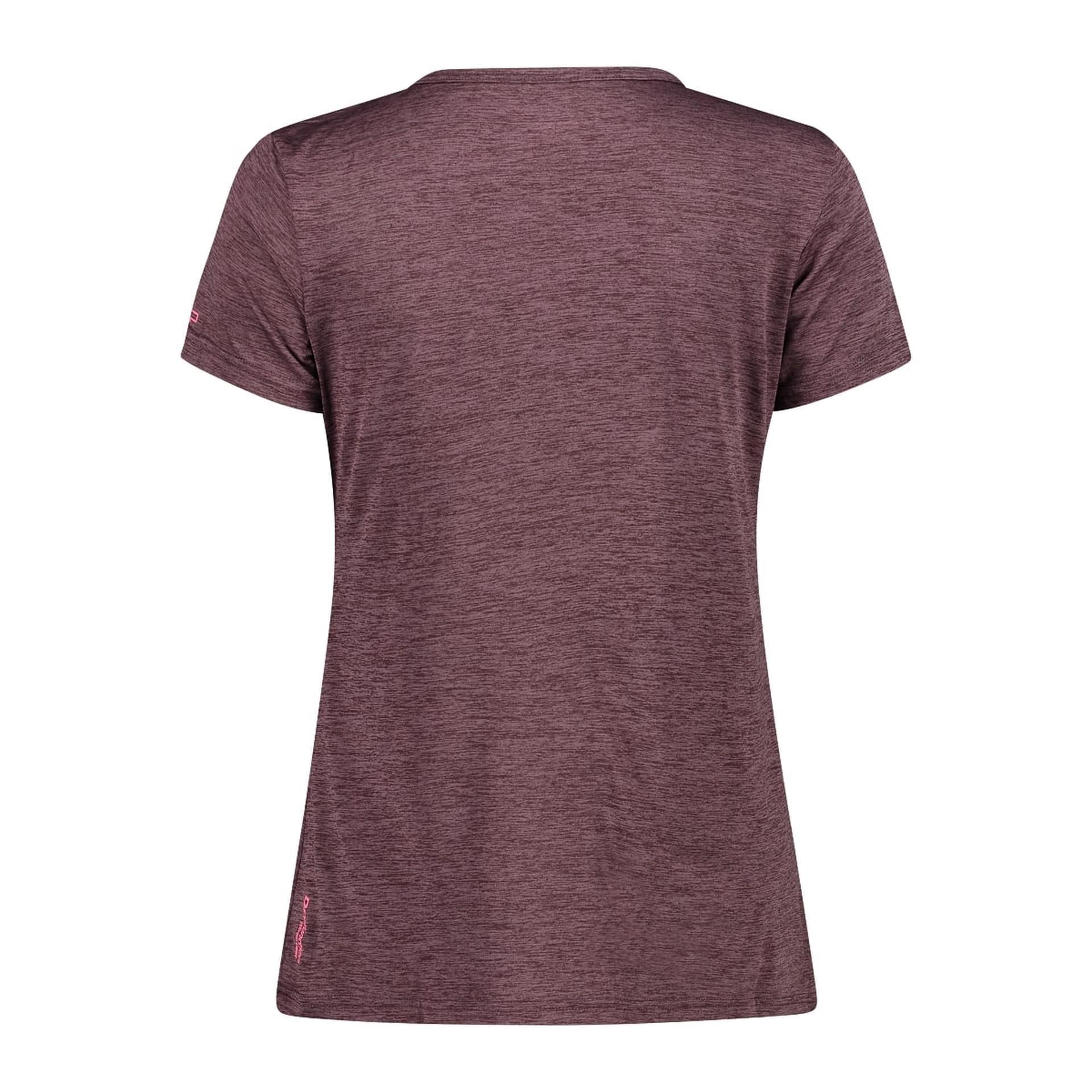 CMP Damen Shirt Light Jersey Print Shirt 39T6136 plum meliert