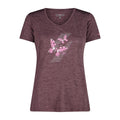 CMP Damen Shirt Light Jersey Print Shirt 39T6136 plum meliert