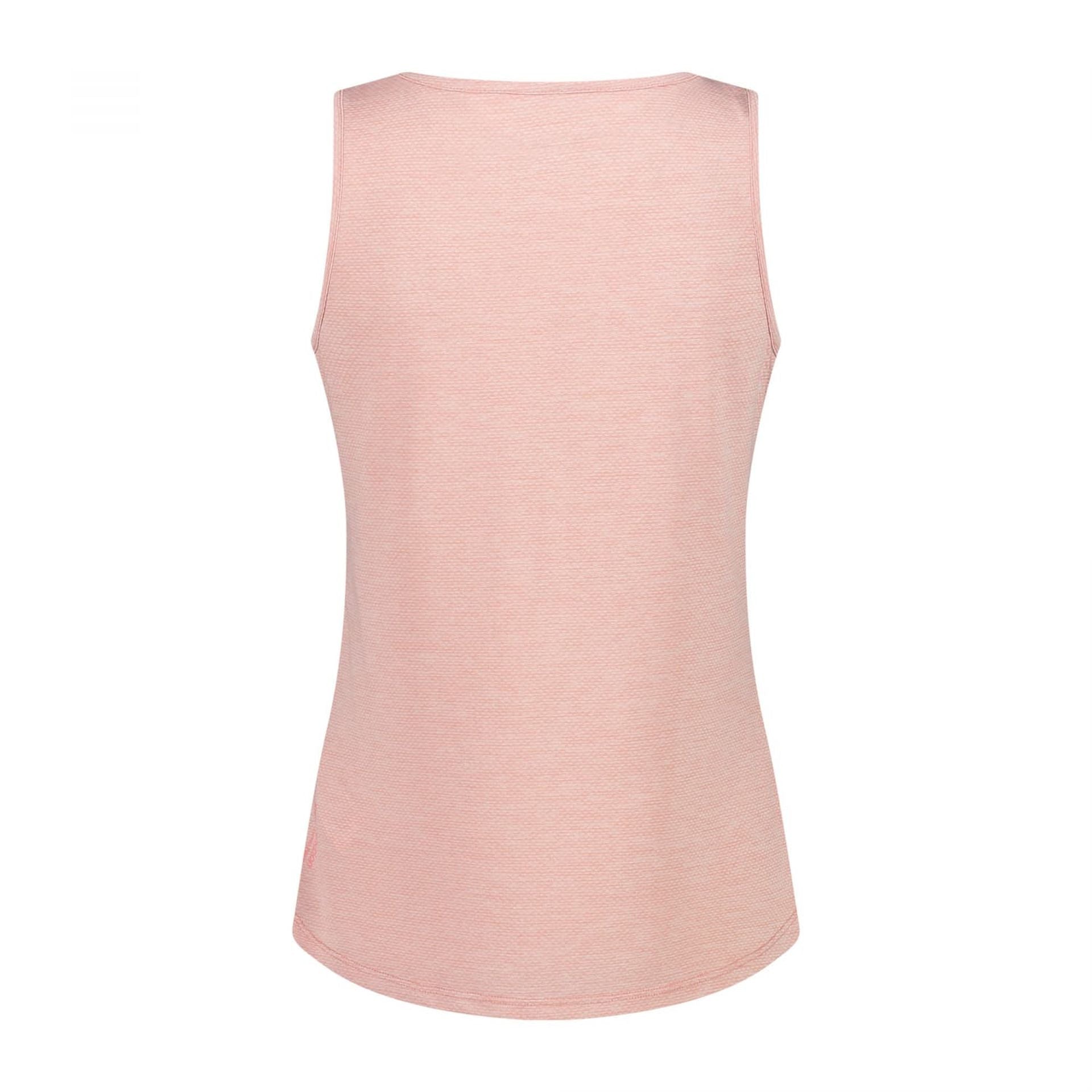 Rückansicht des Damen Tops in melierter Optik