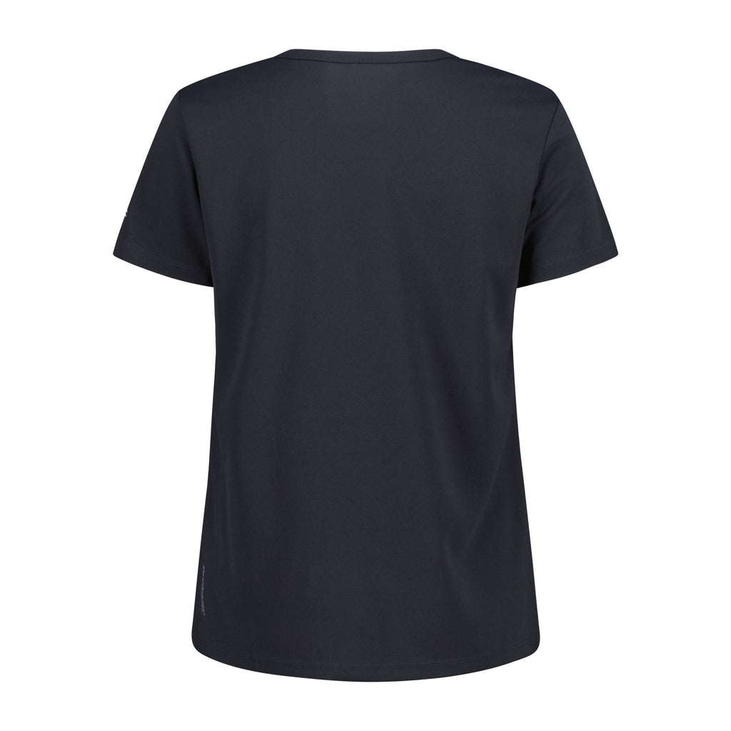 Rückansicht Damen T-Shirt in Antracite Regular Fit