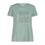 CMP Damen T-Shirt jade – Vorderansicht mit Print