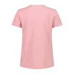 Rückseite des atmungsaktiven Damen T-Shirts in rose