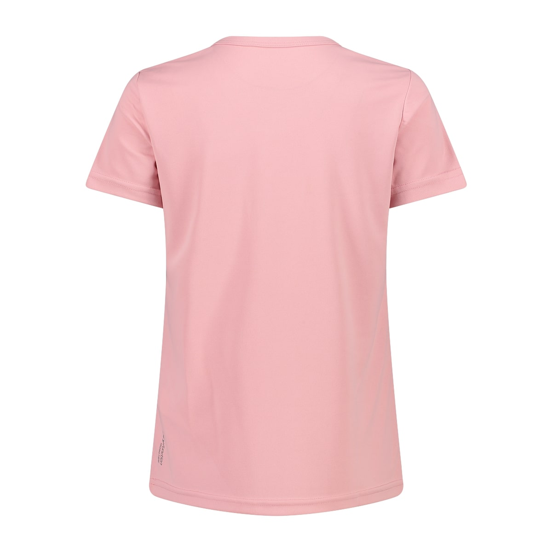 Rückseite des atmungsaktiven Damen T-Shirts in rose