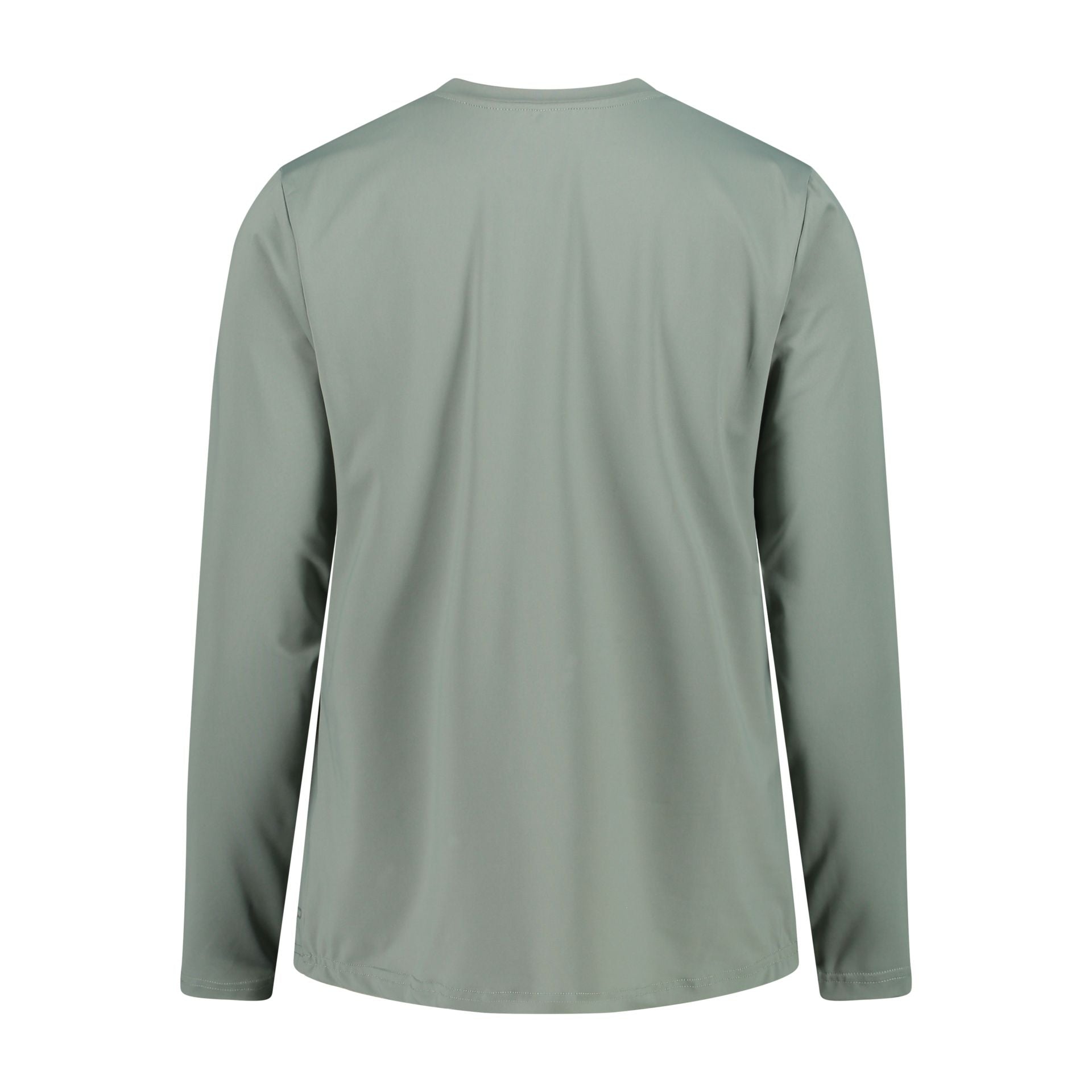 Rückansicht Damen Athleisure Longsleeve Regular Fit Mineral