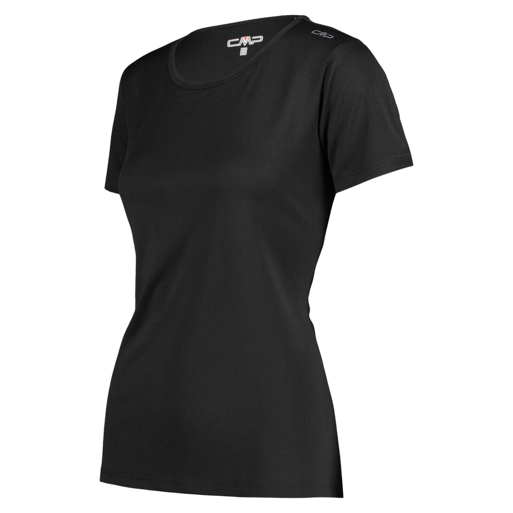Seitenansicht des atmungsaktiven CMP T-Shirts für Damen