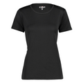 CMP Damen T-Shirt schwarz mit Rundhalsausschnitt – Vorderansicht