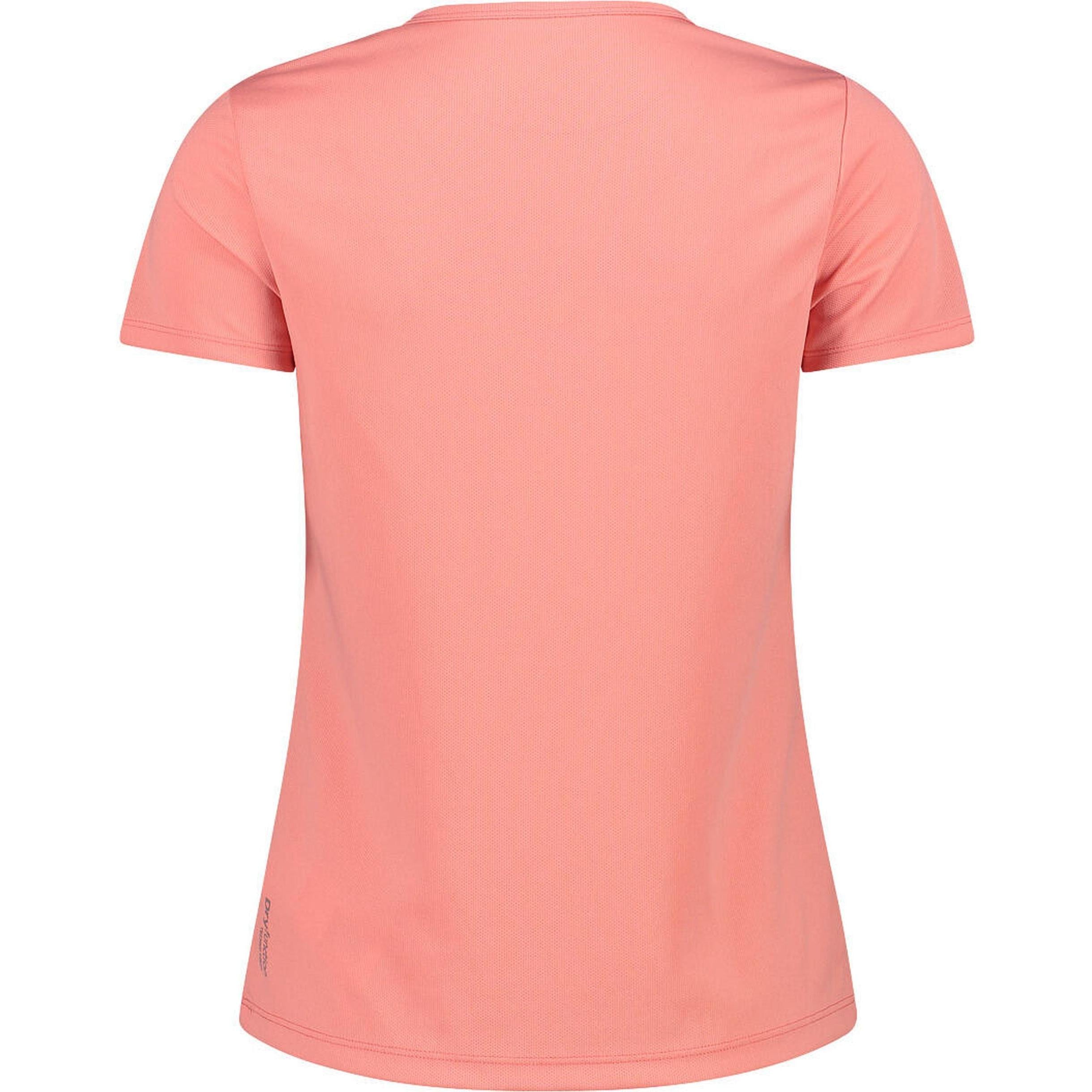 CMP Sportshirt Damen – Rückansicht mit geradem Schnitt und UV-Schutz