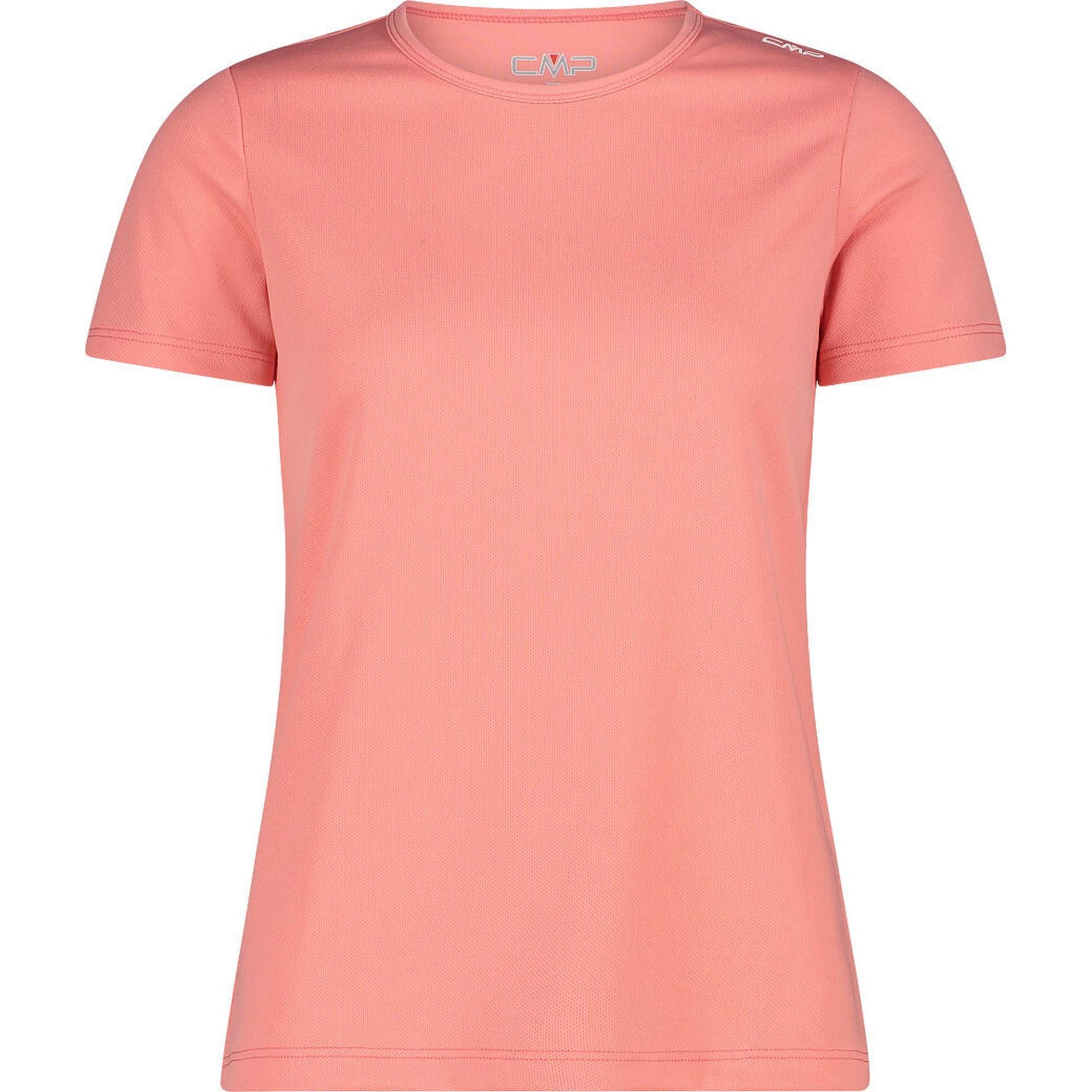 CMP Damen T-Shirt orchidea – Vorderansicht mit Rundhalsausschnitt & sportlichem Schnitt