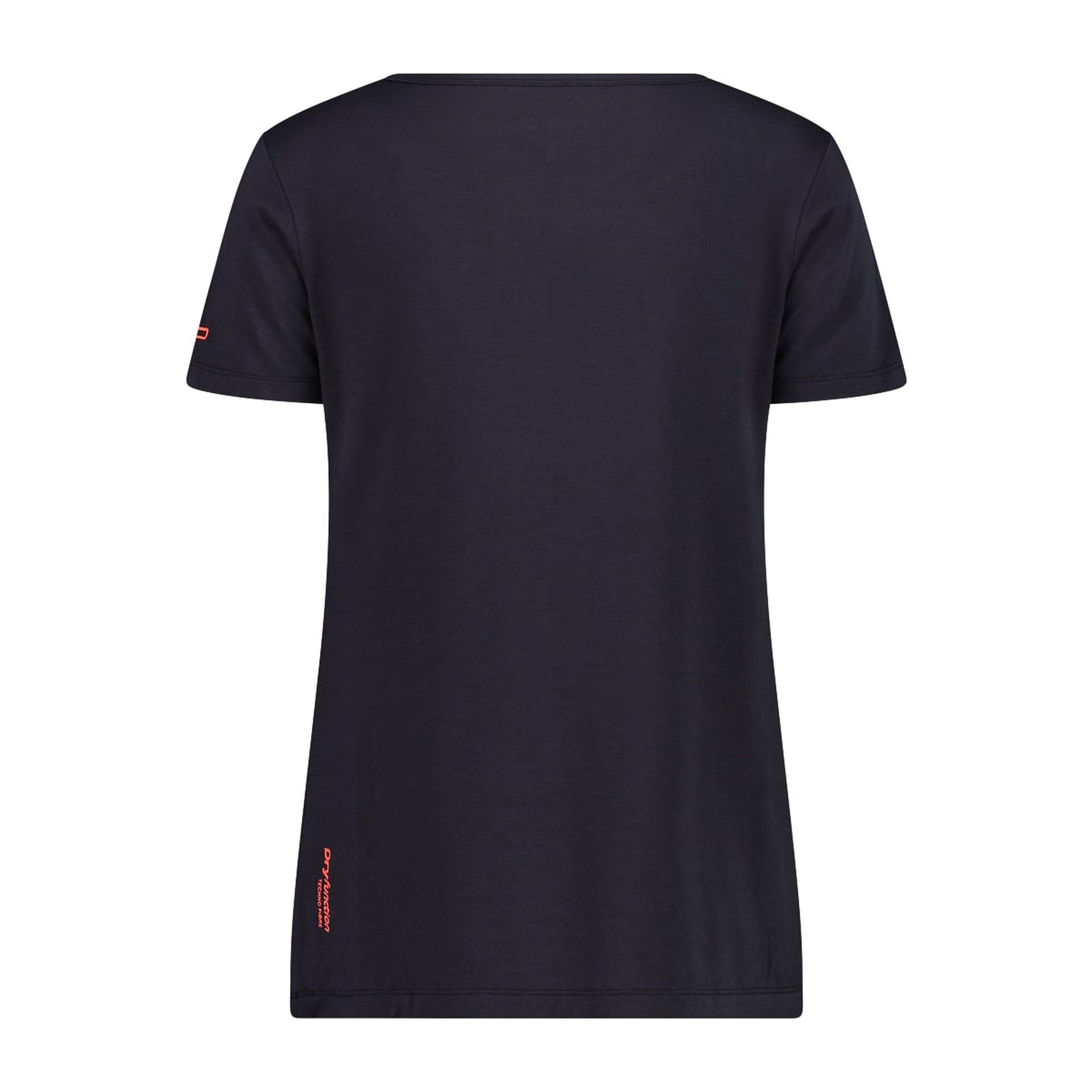 Rückansicht der Fleecejacke mit integrierter Kapuze und glatter Oberfläche