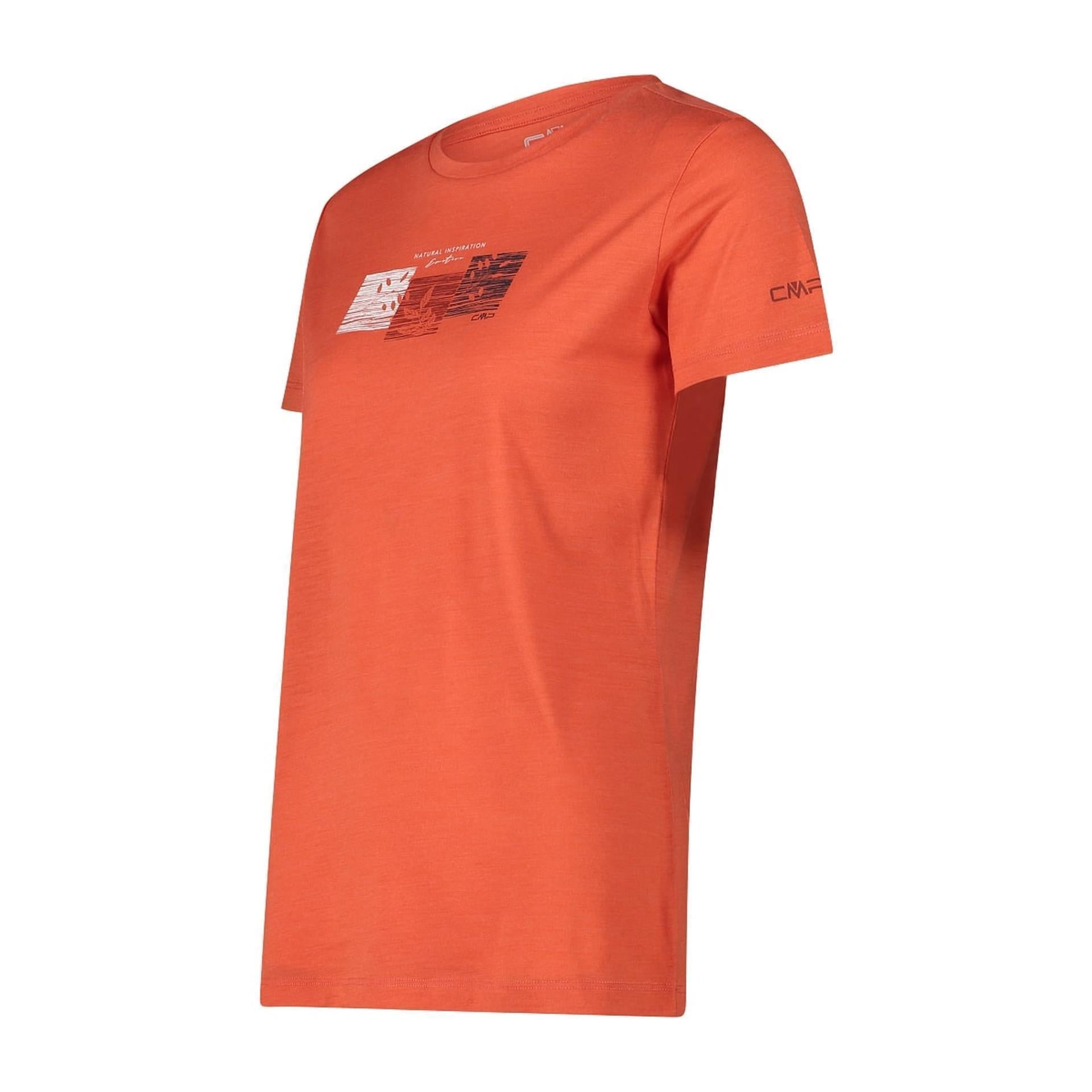 Performance Merino T-Shirt Damen – Seitenansicht mit leicht tailliertem Schnitt