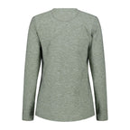 Rückansicht Damen Longsleeve Shirt Regular Fit Mineral Mel.