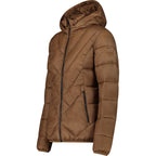 CMP Damen Snaps Hoodie Jacke 32K3026 camel Winterjacke Isojacke