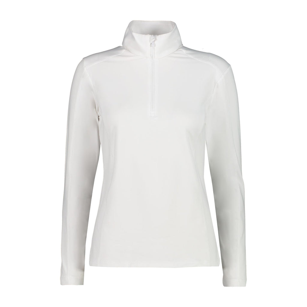 Vorderansicht Softech® Damen Sweat Half Zip in Weiß
