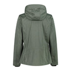 CMP Softshelljacke Damen – Rückansicht mit reflektierenden Details