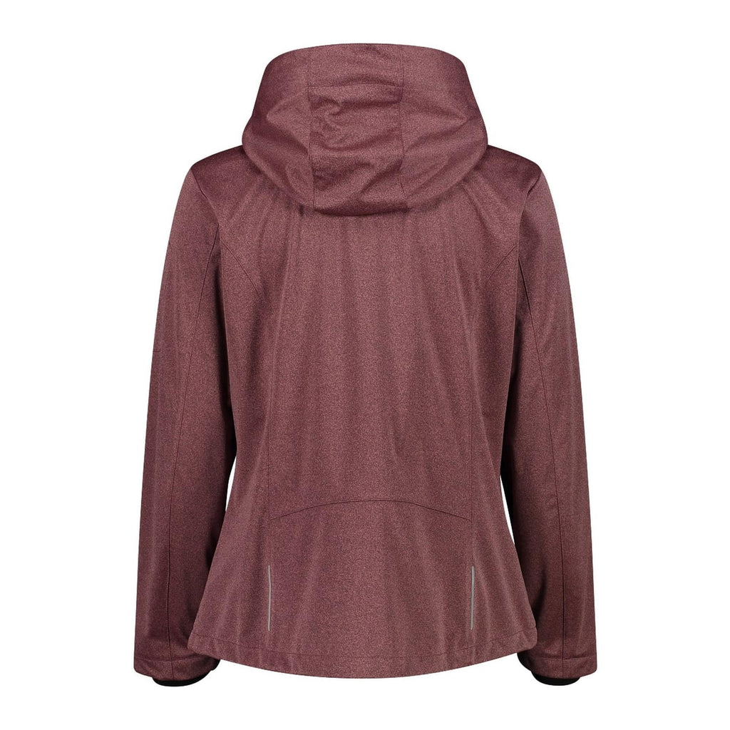 Rückansicht der leichten Damenjacke mit reflektierenden Details