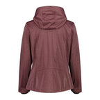 Rückansicht der leichten Damenjacke mit reflektierenden Details