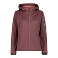 Damen Softshelljacke in orchidea mit hochschließendem Reißverschluss