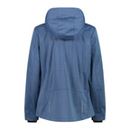 CMP Damen Softshelljacke Women Jacket Zip Hood 39A5016M dusty blue meliert