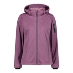CMP Damen Softshelljacke Women Jacket Zip Hood 39A5016M pink fluo melange
