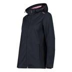 CMP Damen Softshelljacke Women Jacket Zip Hood 39A5096 antracite-fard