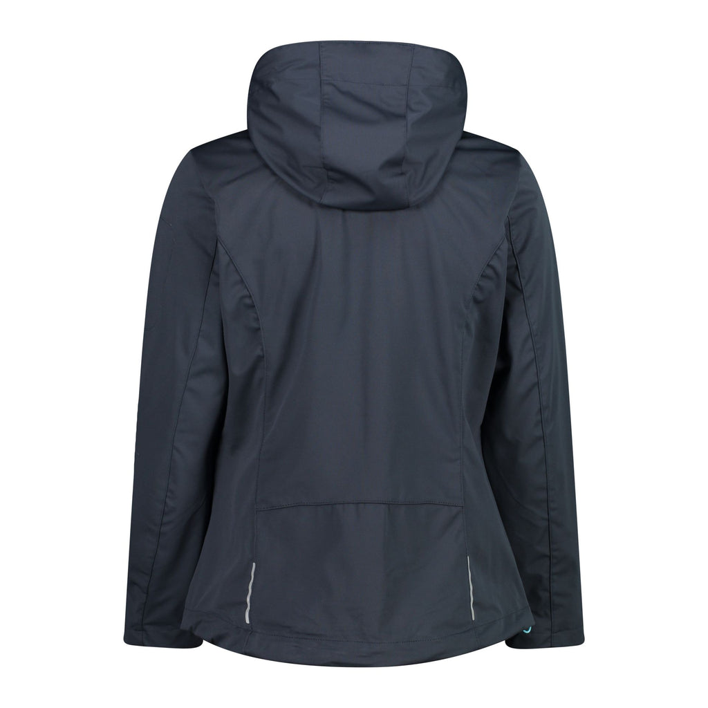 CMP Damen Softshelljacke Zip Hoodie Jacke 39A5016 titanio