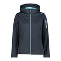 CMP Damen Softshelljacke Zip Hoodie Jacke 39A5016 titanio