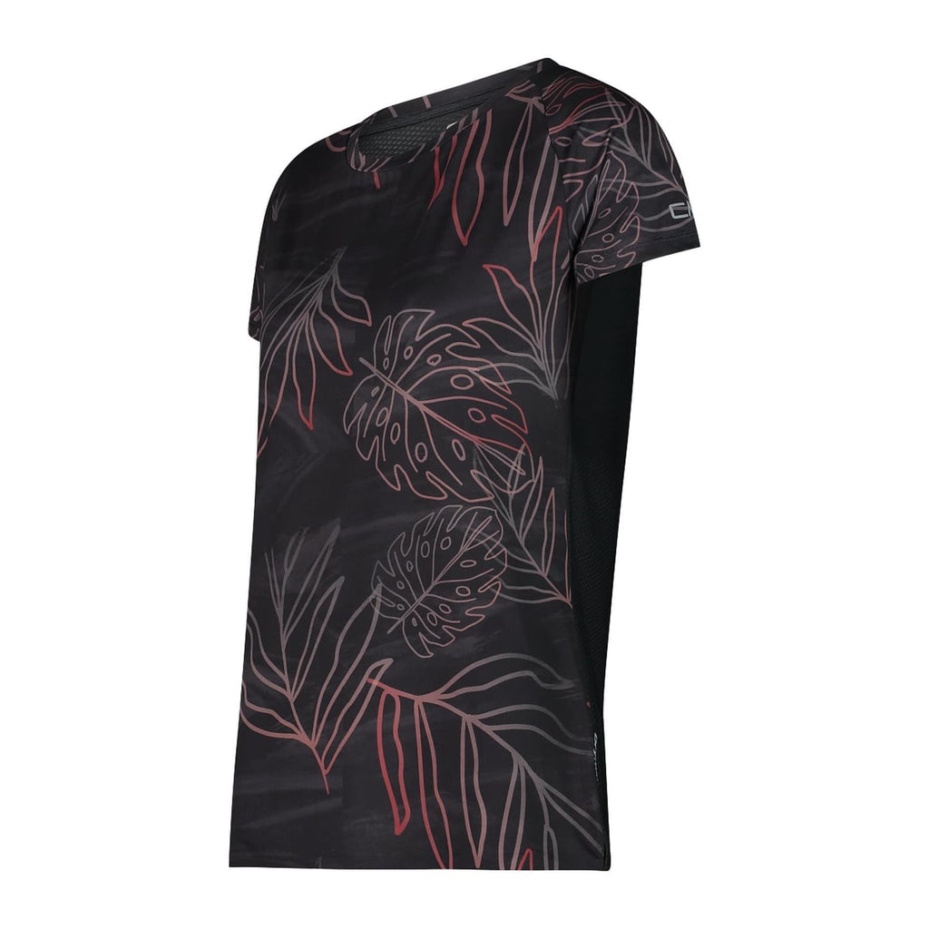 Stretch T-Shirt CMP Damen – Seitenansicht mit Mesh-Einsatz