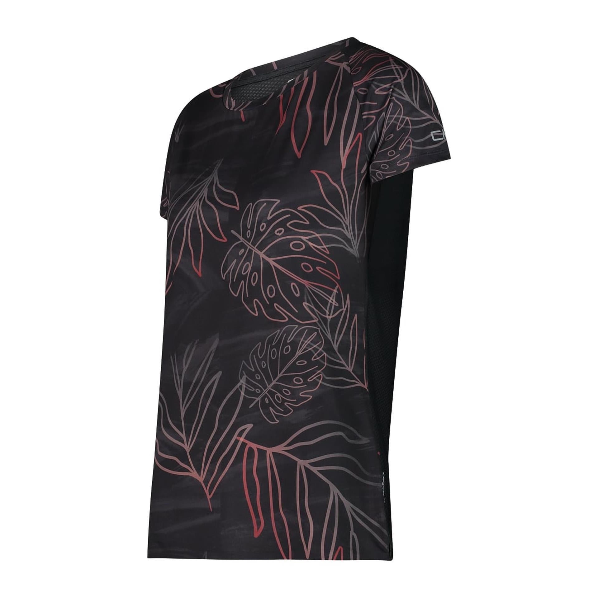 Stretch T-Shirt CMP Damen – Seitenansicht mit Mesh-Einsatz