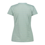 Rückansicht des atmungsaktiven Damen T-Shirts jade