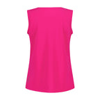 Seitenansicht Damen Tanktop aus Polyester mit Print