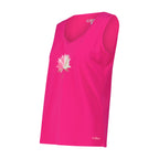 Rückansicht ärmelloses Damen Shirt in Festival