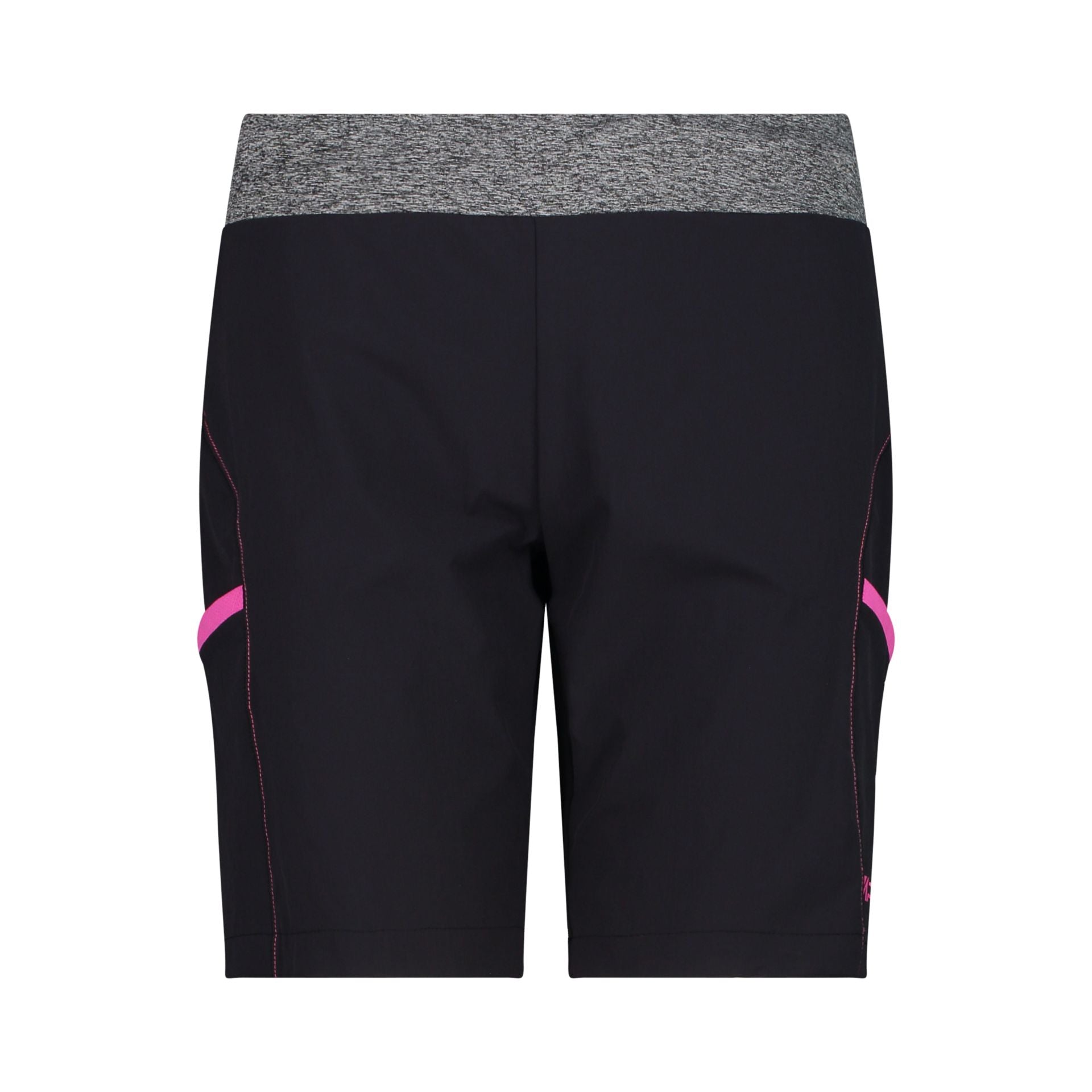 Vorderansicht Damen Trekking-Bermuda in Antracite-Festival