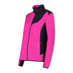 Seitenansicht atmungsaktive Damen GridTech Fleecejacke Regular Fit
