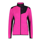 Vorderansicht Damen GridTech Fleecejacke Festival Mel.
