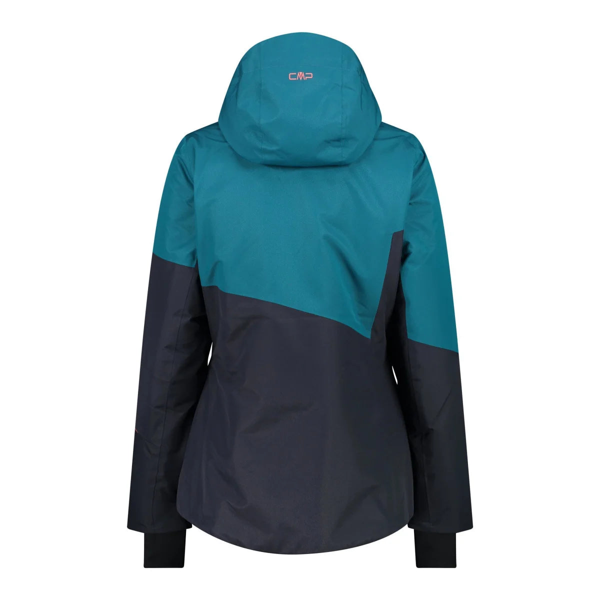 CMP Damen Winterjacke Fix Hood – Rückansicht mit fester Kapuze und Rückenfütterung