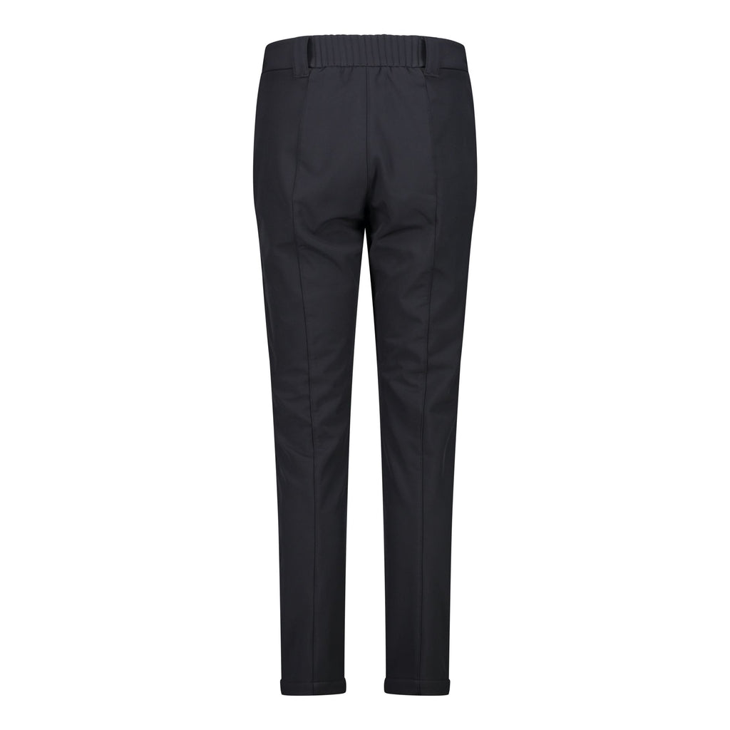 Rückansicht Damen Long Pant Softshell Hose mit Bund