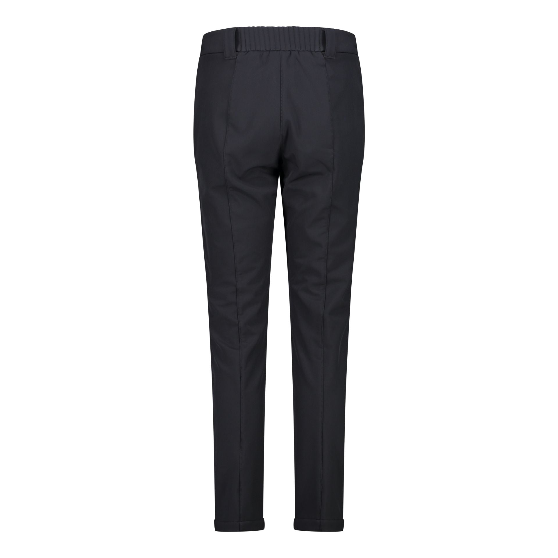 Rückansicht Damen Long Pant Softshell Hose mit Bund