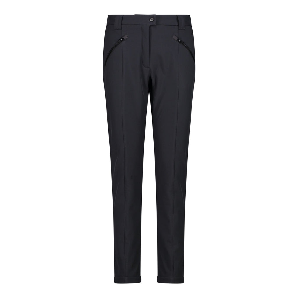 Vorderansicht Damen Softshell Hose Long Pant Antracite