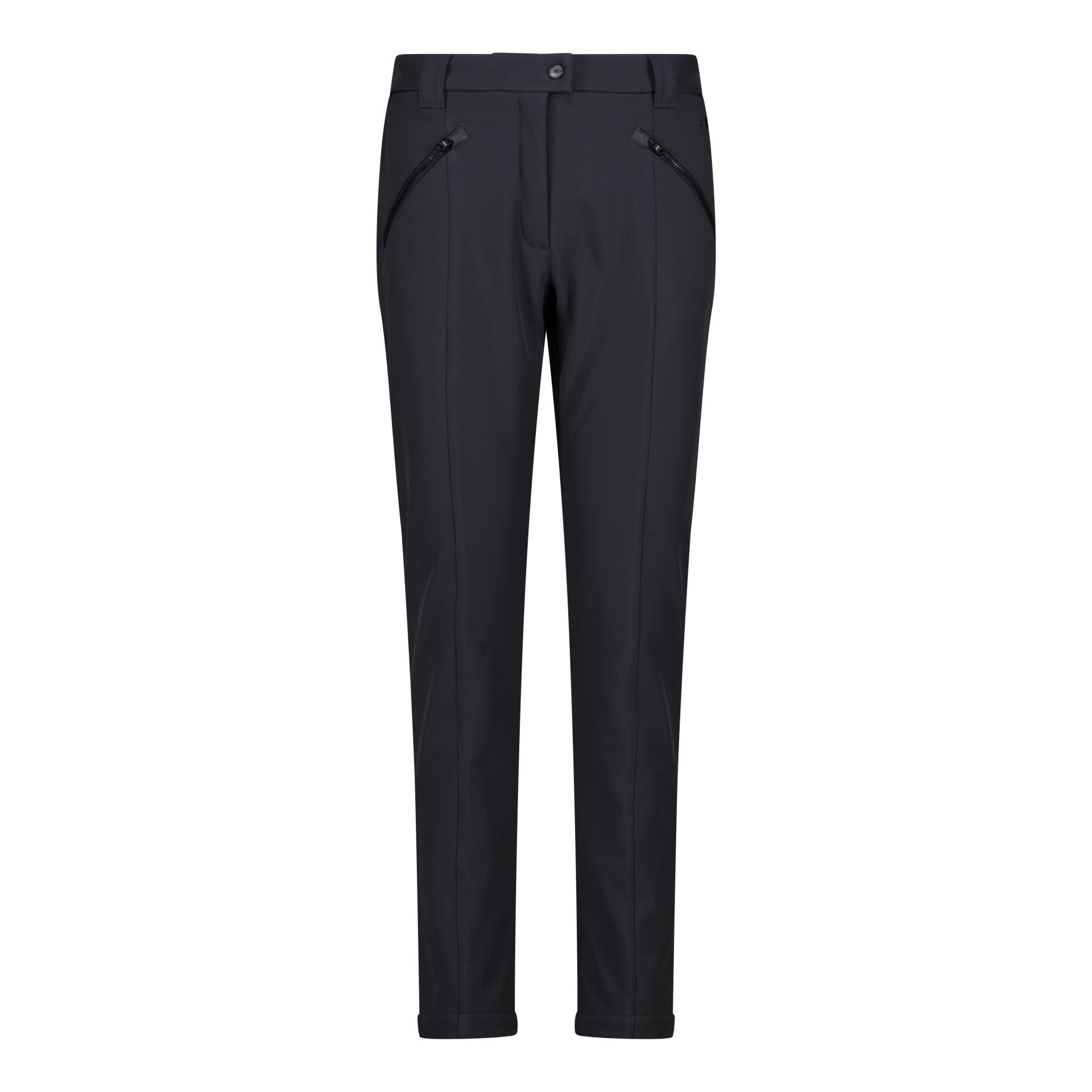 Vorderansicht Damen Softshell Hose Long Pant Antracite