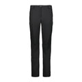 Vorderansicht Damen Softshell Hose Comfort Fit Nero