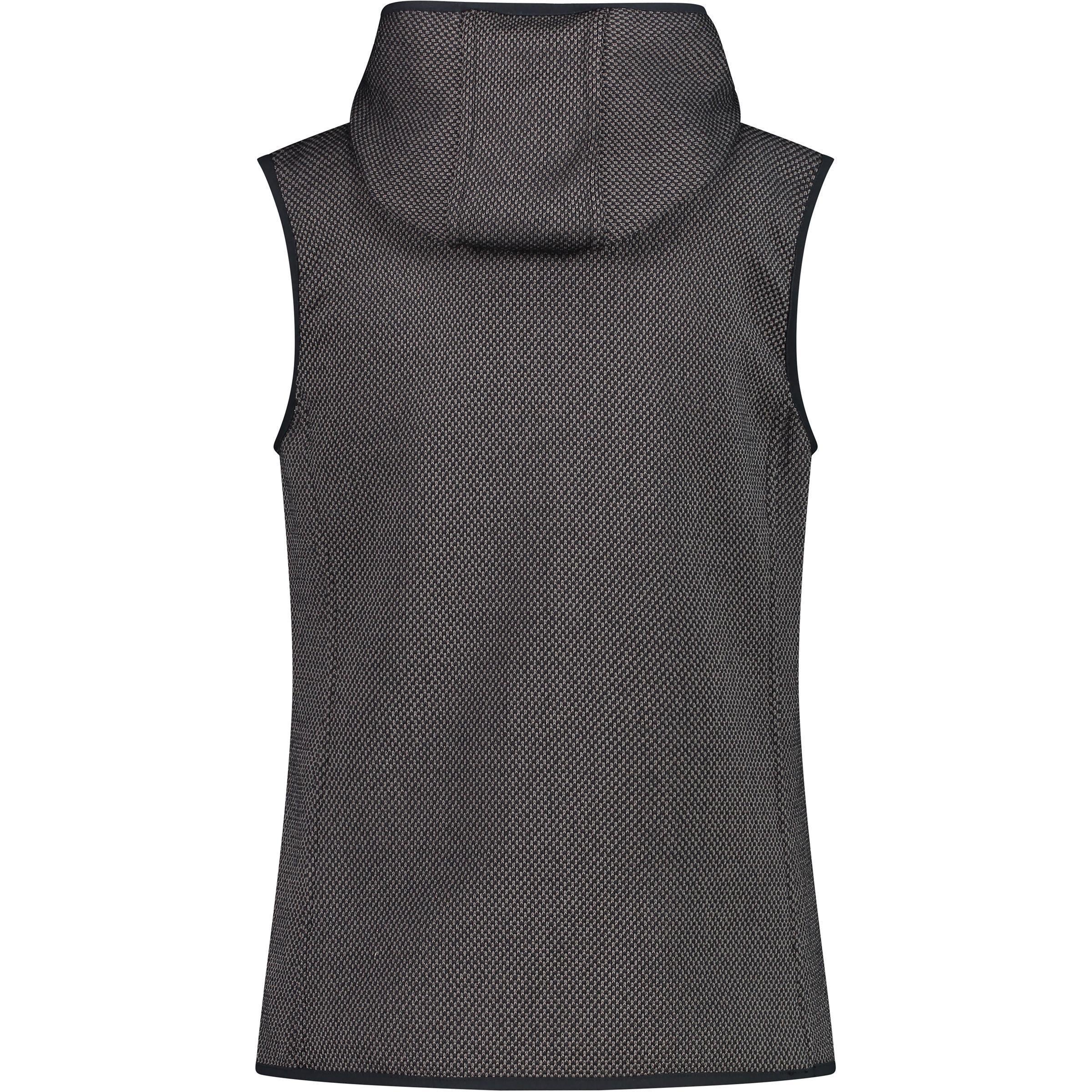 CMP Damen Women Hybrid Vest Hoodie 33H5386 antracite Kapuzenweste