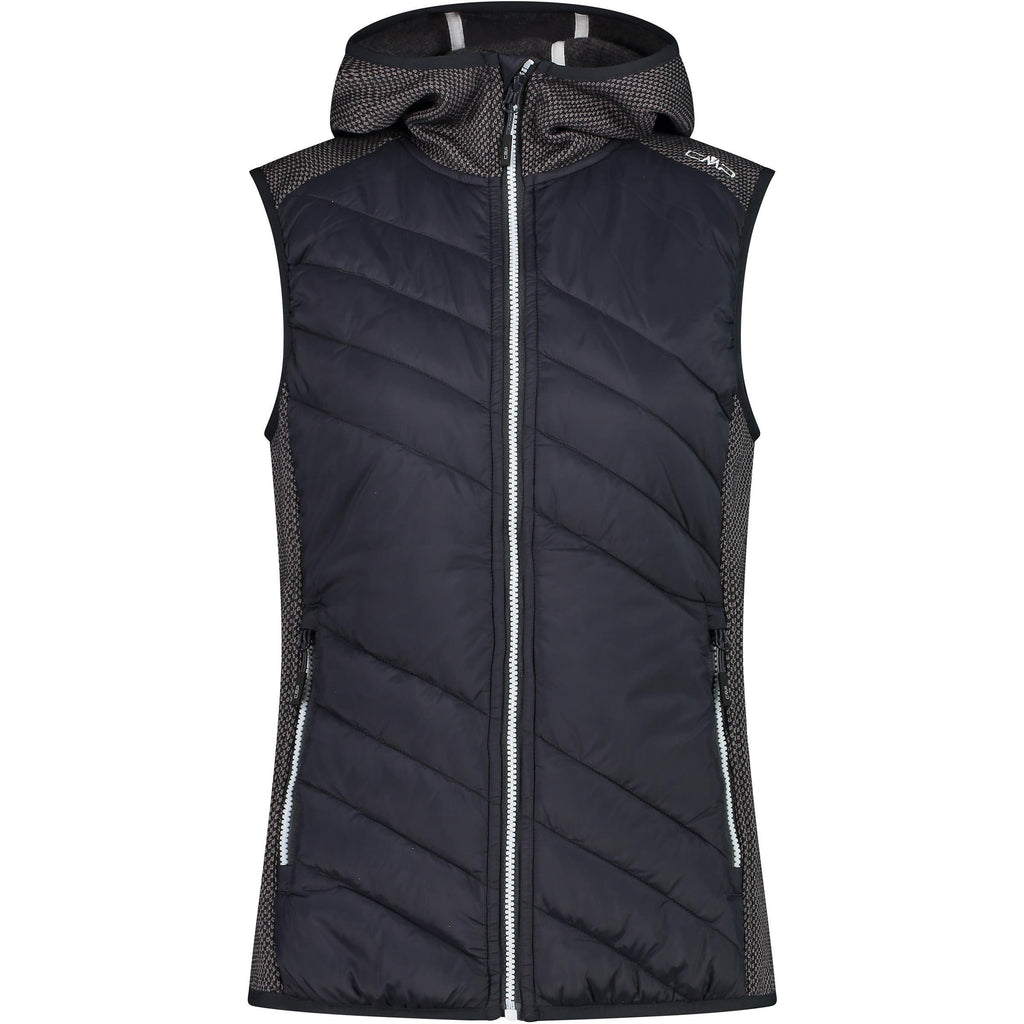 CMP Damen Women Hybrid Vest Hoodie 33H5386 antracite Kapuzenweste