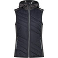 CMP Damen Women Hybrid Vest Hoodie 33H5386 antracite Kapuzenweste