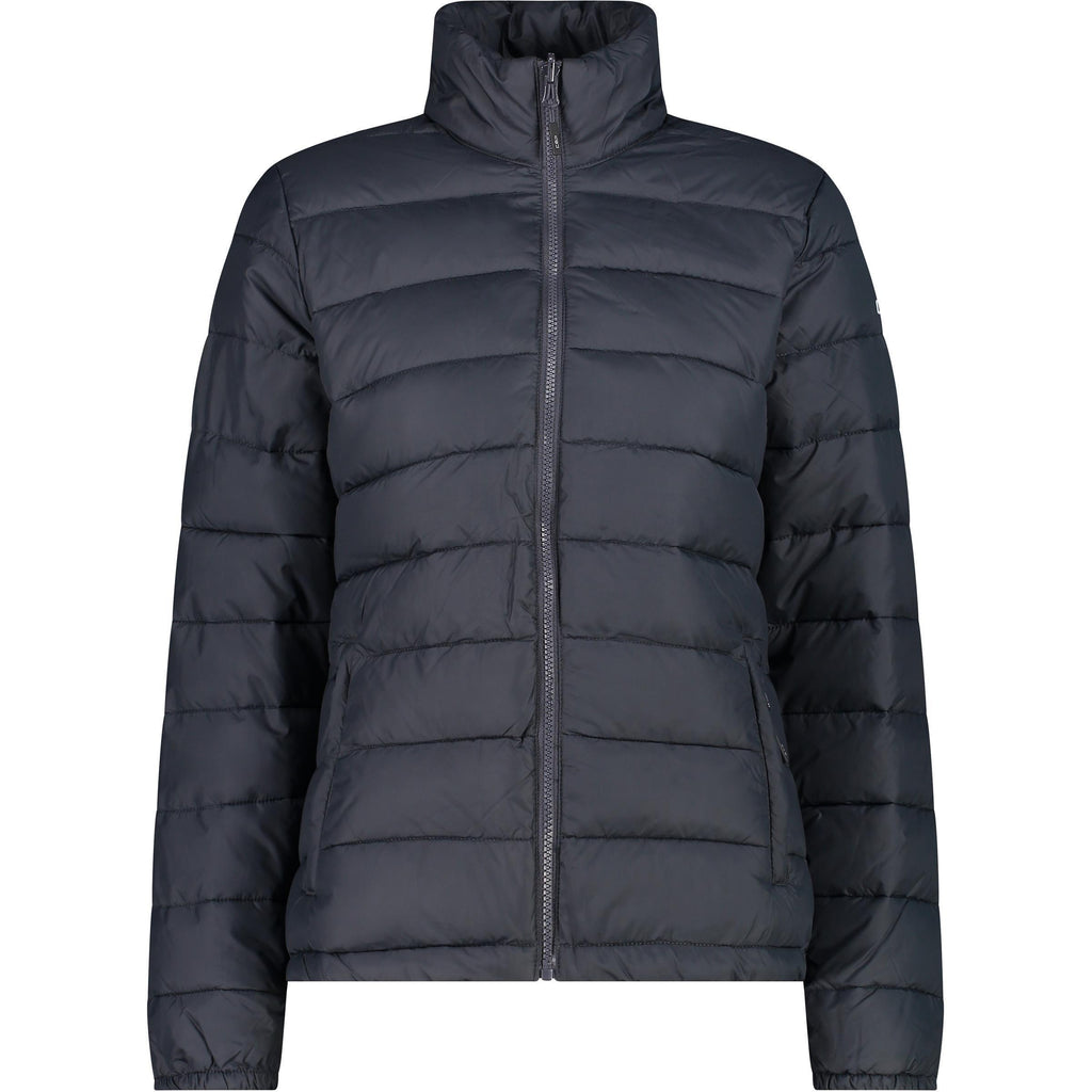 Vorderansicht der gesteppten Innenjacke mit Kragen