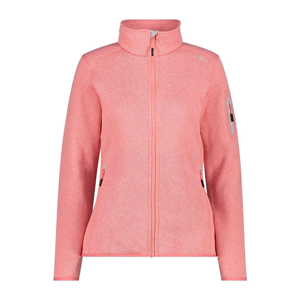 CMP Damen-Fleecejacke in pesca-gesso mit Reißverschluss