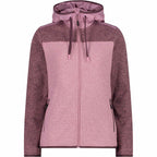 CMP Damenjacke Women Fleece Jacket Fix Hood 33H5406 fard