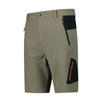 Seitenansicht elastische Herren Bermuda mit Beintasche Sage
