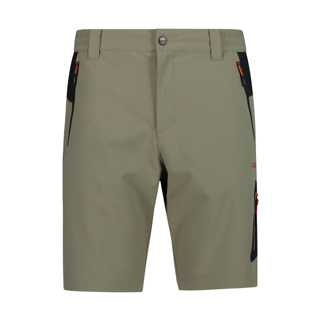 Vorderansicht Herren 4-Way-Stretch Bermuda Sage Regular Fit
