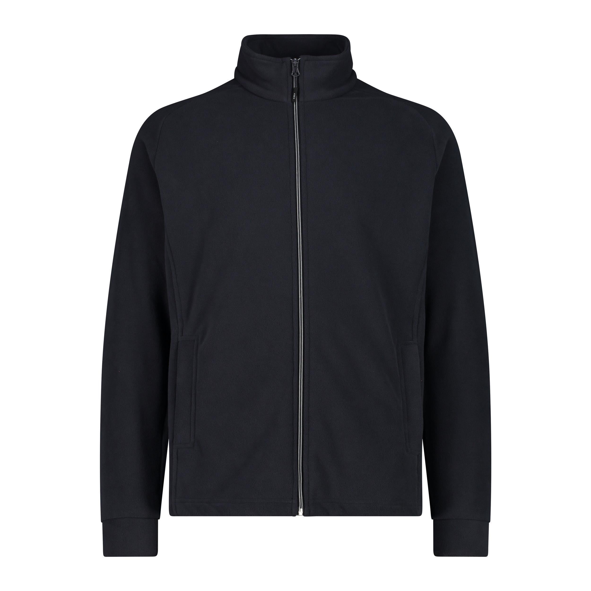 CMP ArcticFleece Herrenjacke in Anthrazit – Vorderansicht mit Reißverschluss