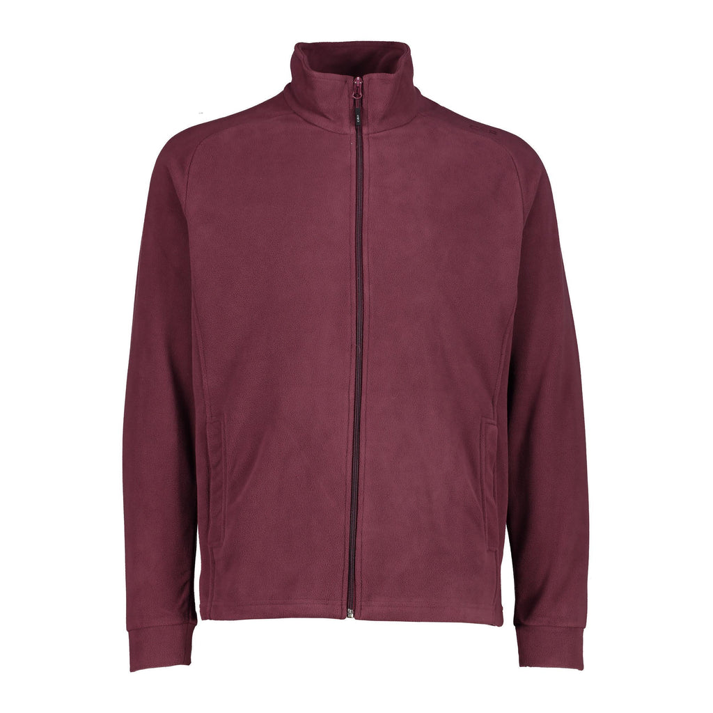 CMP Herren Fleecejacke in burgundy mit Reißverschluss